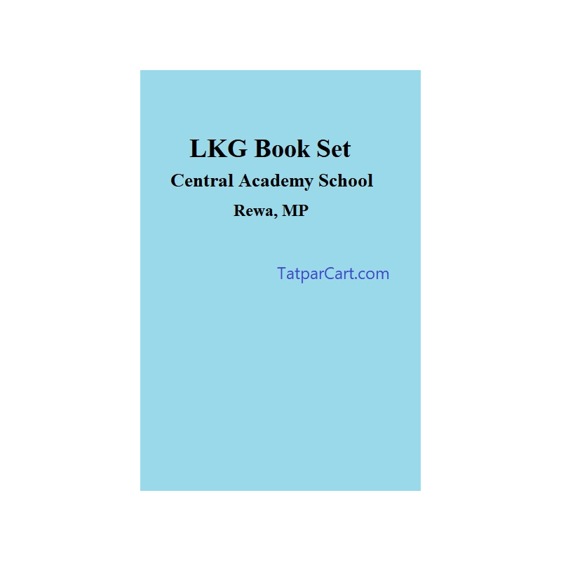 LKG Book Set for CA school Rewa