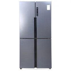 Haier 531 Litres Side-by-Side Refrigerator- Black Steel- HRB-550KS