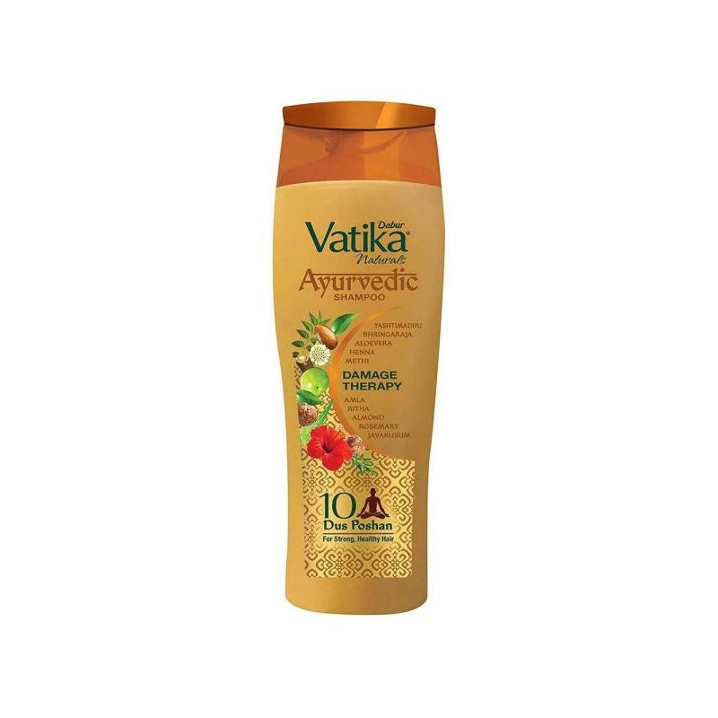 Dabur Vatika Ayurvedic Damage Therapy Shampoo 180 ml