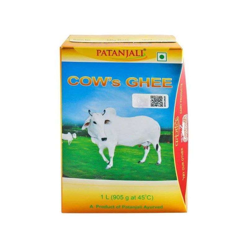 Patanjali Cow Ghee 1 Litre -Carton Package