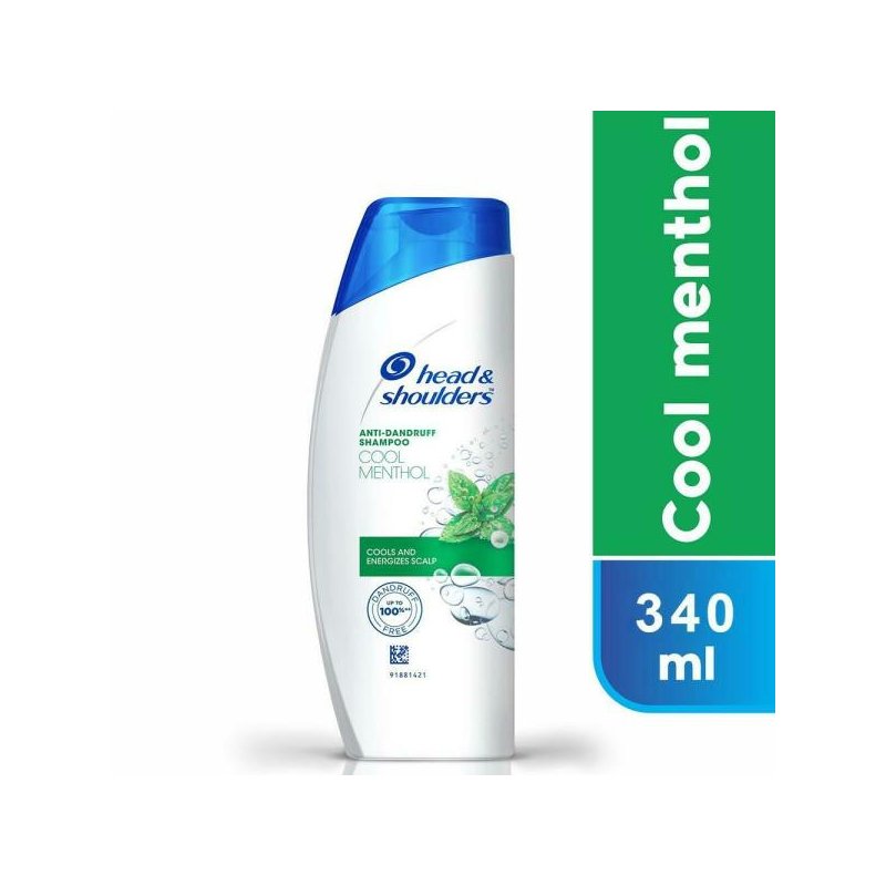 Head & Shoulders Cool Menthol Anti-Dandruff Shampoo 340 ml