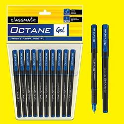 Classmate Octane Smudge-Proof Writing Gel Pens (Pack Of 10)
