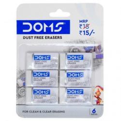 DOMS Dust Free Erasers (Pack of 6)