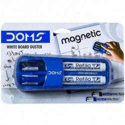 DOMS Magnetic White Board Duster With 2 Marker