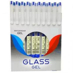 Flair Glass Gel Pen Waterproof-Pack of 10(Blue)
