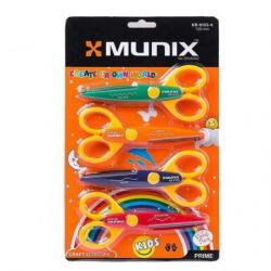 Kangaro Munix Craft Scissors - 4 Design Set