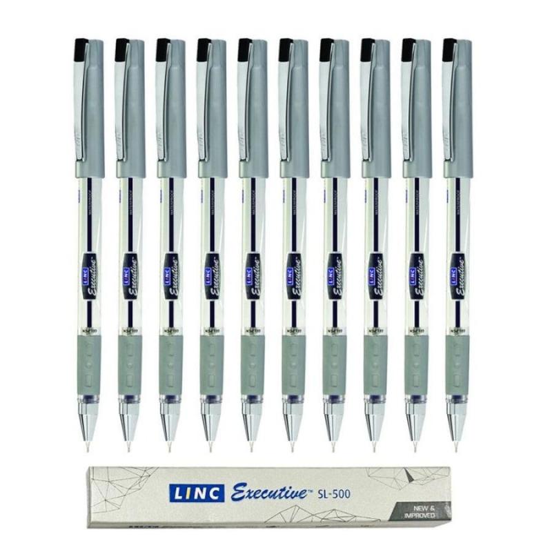 Linc Executive Waterproof 0.55mm Gel Ink Pen Pack Of 10