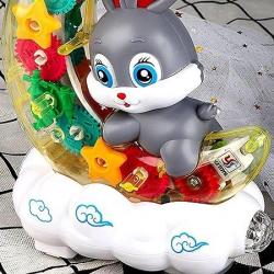 RAINBOW RIDERS 360 ROTATING MOON RABIT TOY