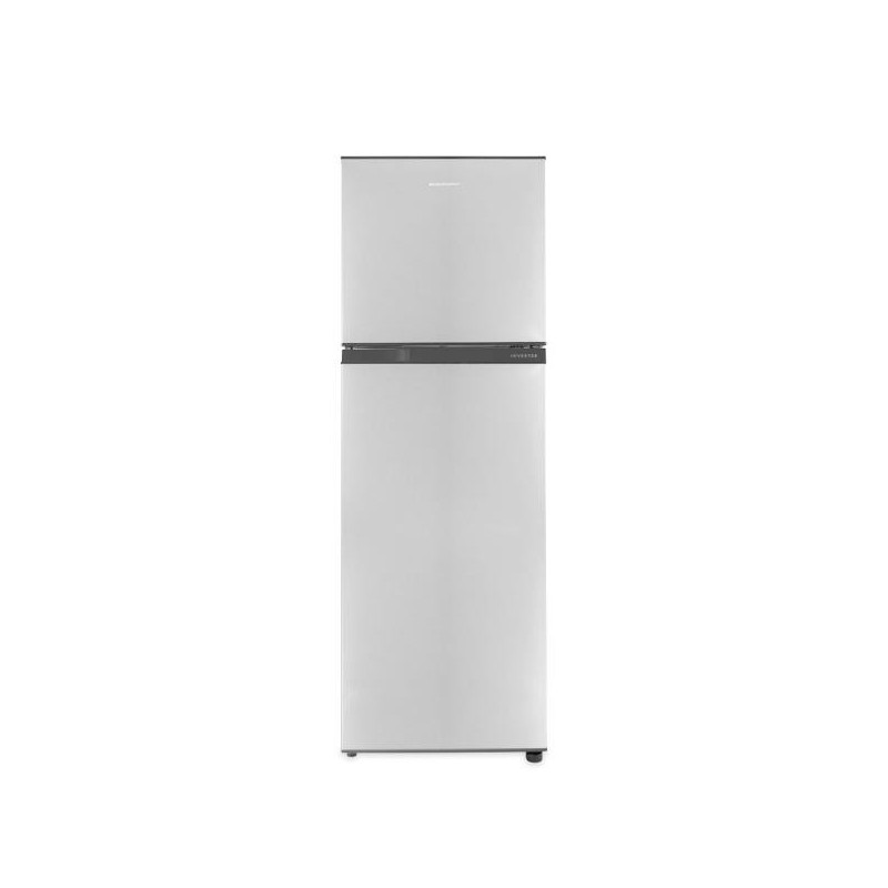 Kelvinator 270 litres 2 Star Double Door Refrigerator- Bright Silver KRF-A290BSV