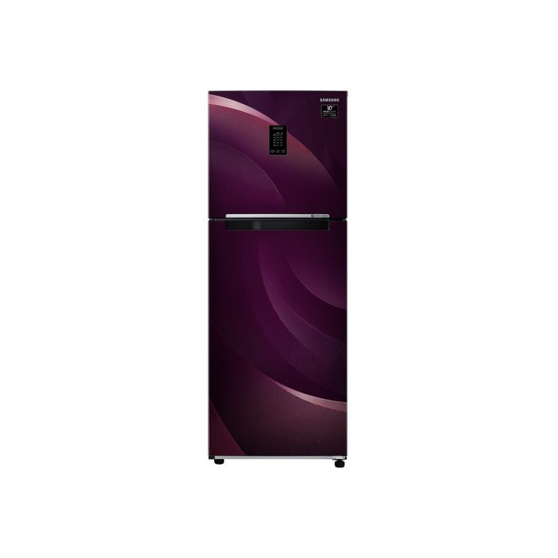 Samsung 314 Litre 2 Star Inverter Frost Free Double Door Refrigerator-RT34T46324R RYT TWRL RED- Convertible- Curd Maestro