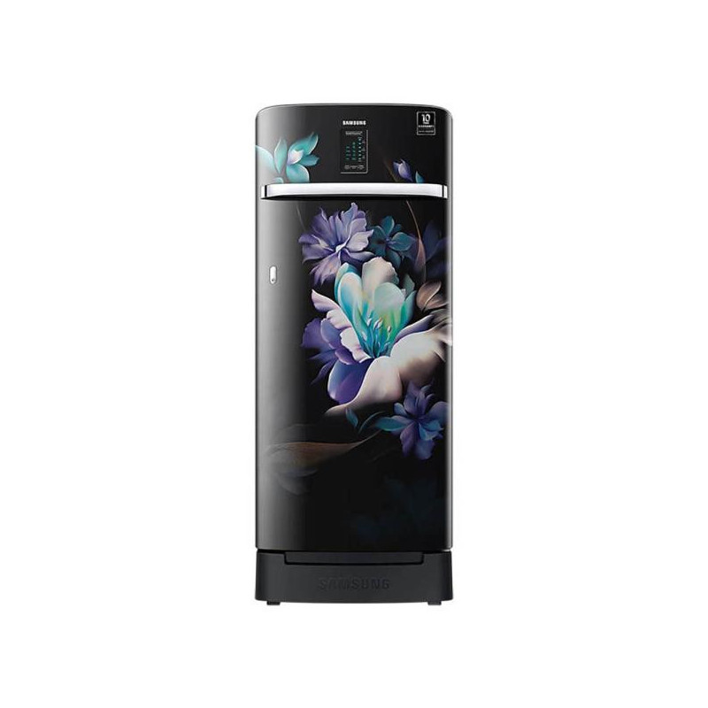Samsung 220 Litres 4 Star Single Door Refrigerator- Midnight Blossom Black RR23A2K3XBZ-HL
