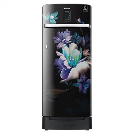 Samsung 220 Litres 4 Star Single Door Refrigerator- Midnight Blossom Black RR23A2K3XBZ-HL